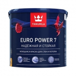 Краска интерьерная Тиккурила Евро 7 Tikurilla «Euro-7» 9л