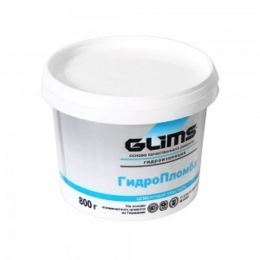 Быстротвердеющая смесь для ликвидации живых течей GLIMS®Гидропломба (0,8 кг)