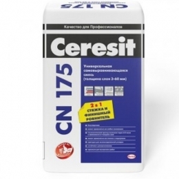 Смесь для выравнивания пола и устройства стяжек CERESIT CN 175/25